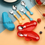 Baby Gadgets Lollipop Baby Spoon Fork Children Utensil