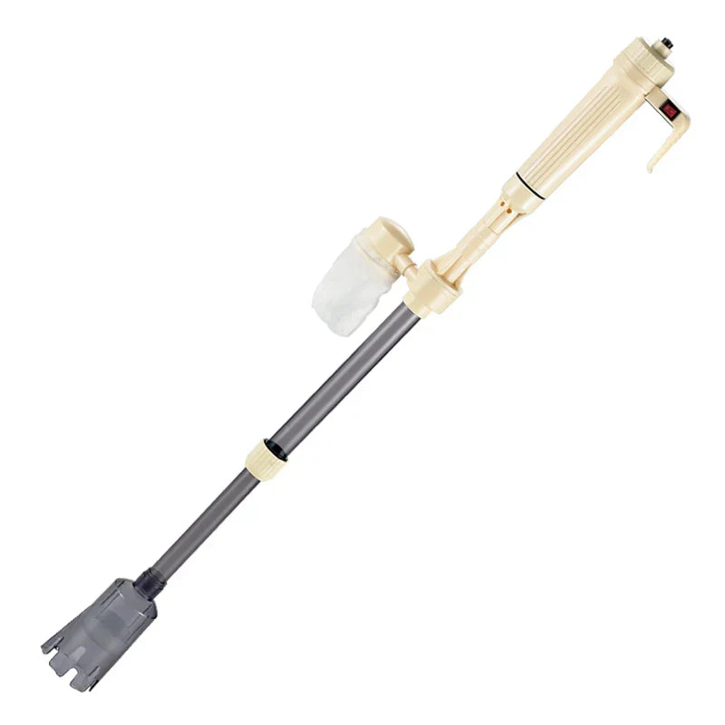 Electric Aquarium Automatic Siphon Fish Tank Gravel Cleaner