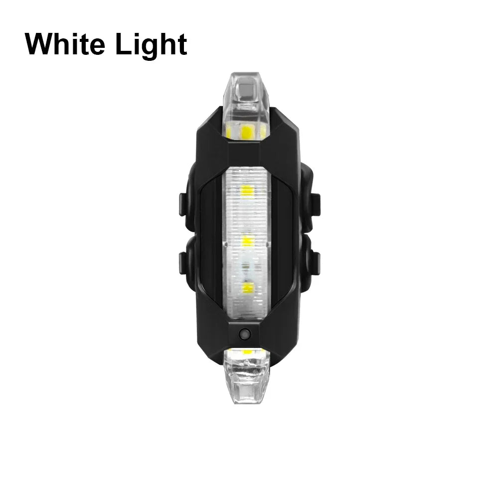 Bicycle Back Rear Tail LED Light Silicone Bike