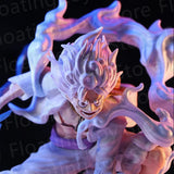 19cm One Piece Anime Figurine Lightning Luffy Gear