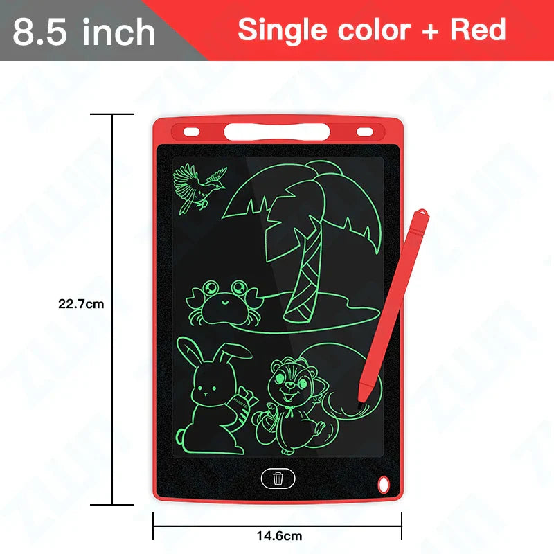 6.5/8.5/10/12/16/19In LCD Drawing Board Writing Tablet Digit Magic