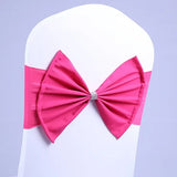 10/50pcs/Lot Bow Chair Sashes Band For Wedding Party