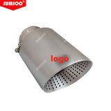 1 Pcs Matte Stainless Steel Car Muffler Tip