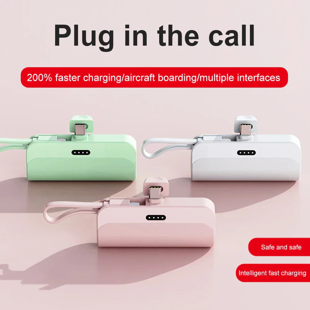 10000mAh Mini Power Bank Portable Mobile Phone Charger