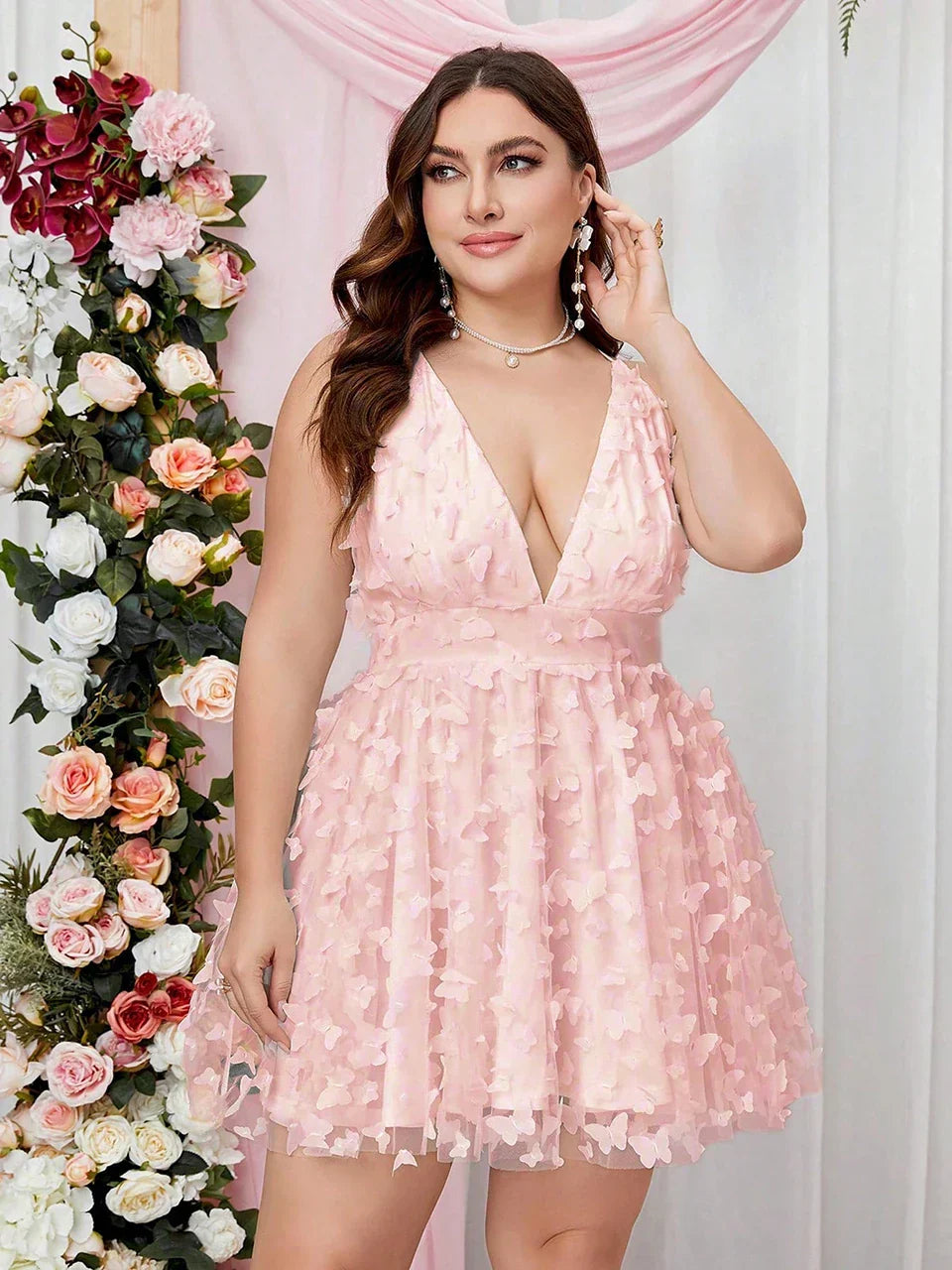 Cinemore Plus Size Summer Dresses Women 2023 Sleeveless