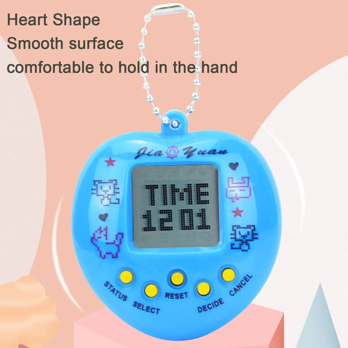 Electronic Pet Machine Handheld Game Machine Black And