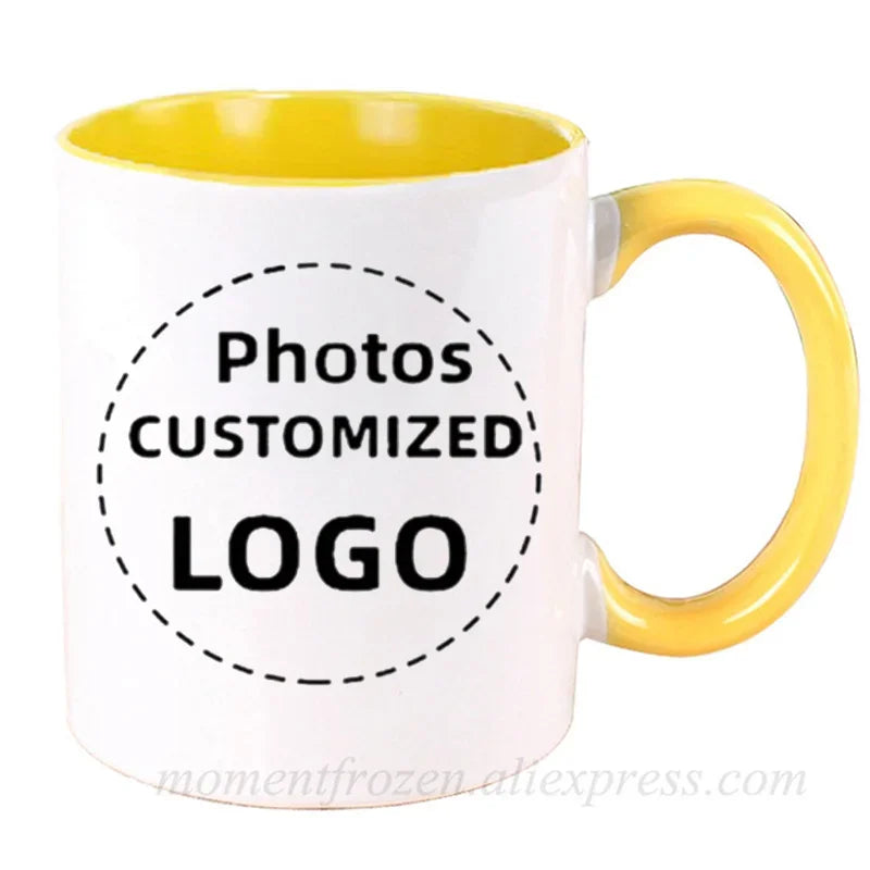 Customized Photos/Logo Printed DIY Coffee Mugs Personalized Tea