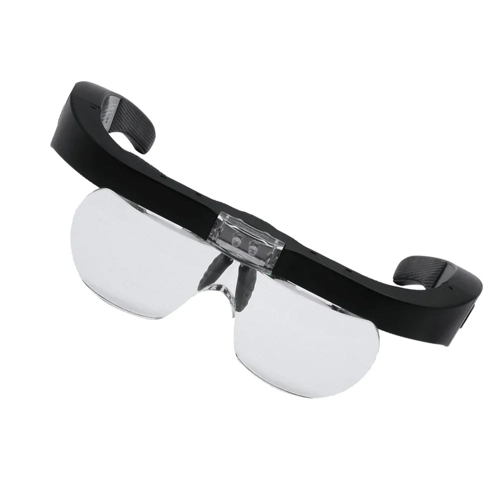 LED Magnifying Glasses USB Rechargeable 1.5X 2.5X 3.5X