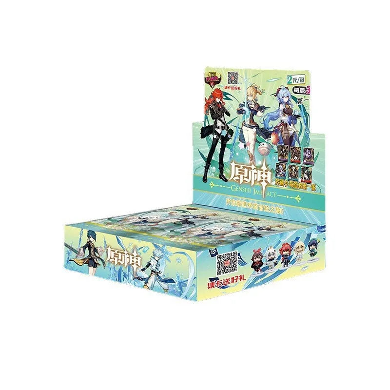 Genshin Impact Cards Anime TCG Game Collection Pack