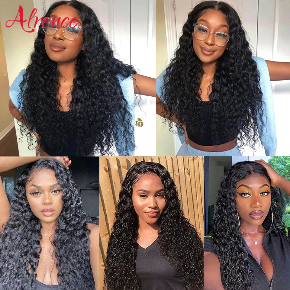 Brazilian Water Wave Bundles With Frontal 13x4 100%