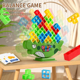 48-64 Stacking Blocks Tetra Tower Balance Game Stacking