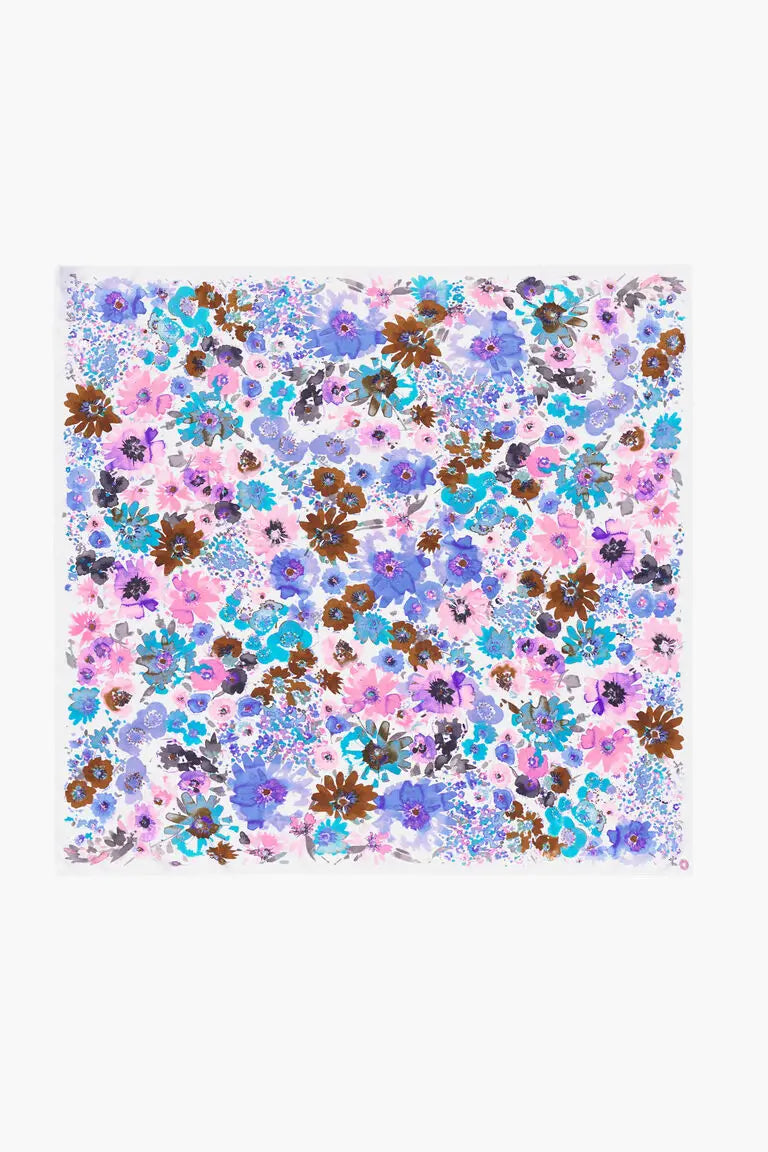 Spanish style printed large square scarf 100cm*100cm