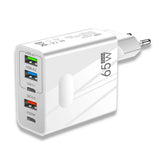 65W GaN Charger USB PD Muti Plugs Fast