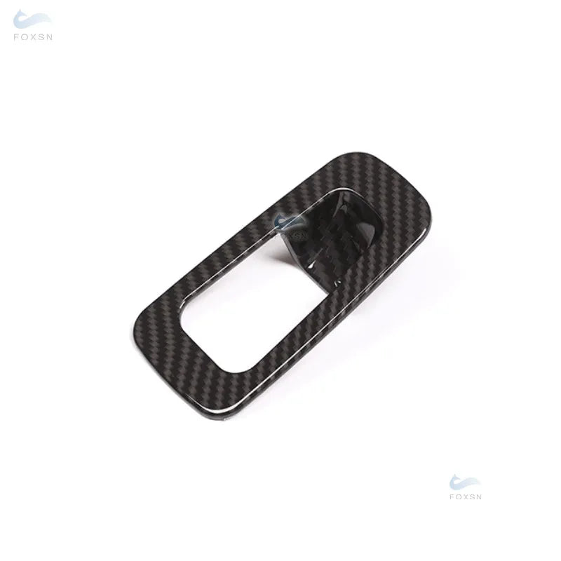 Car Accessories ABS Carbon Texture Handbrake Button Cover