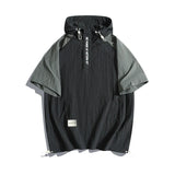 New Summer Hoodie T-shirt Zip Up Sweat-shirt Streetwear