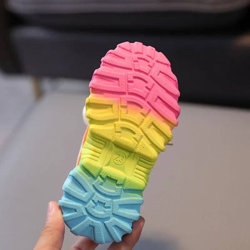 Summer Children's Sneakers 2024 New Mesh Breathable Small
