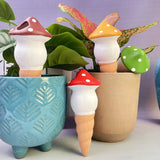 Automatic Drip Irrigation System Self Watering Cute Mushroom