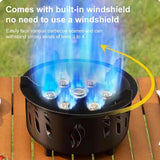 Portable Camping Stoves Burner Windproof Gas Stove Outdoor