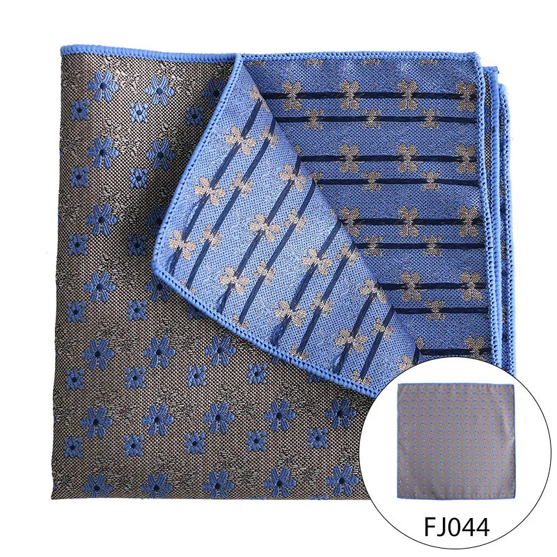 Men Pocket Square Light Coffee Beige Handkerchief Men