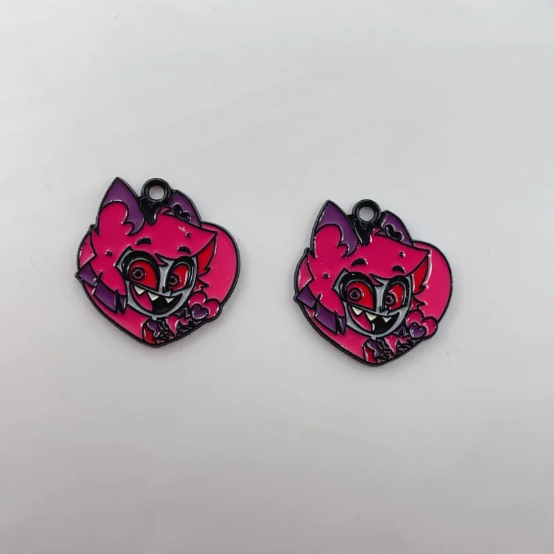 Random mixing10pcs Classic Cartoon Anime Earring Pendant DIY