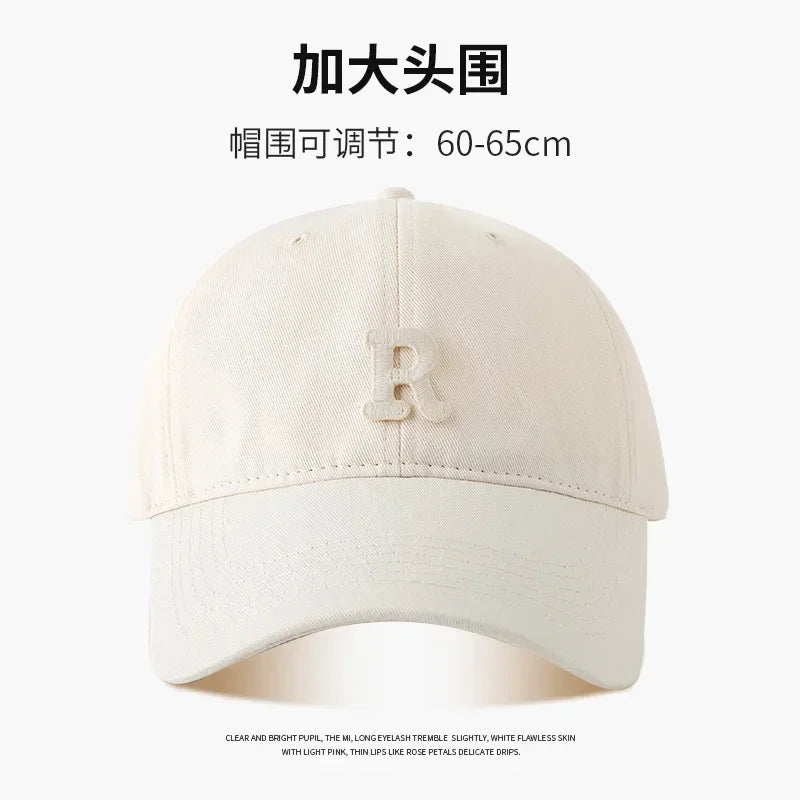 60-65cm 63-70cm Big Head Baseball Cap Men Women