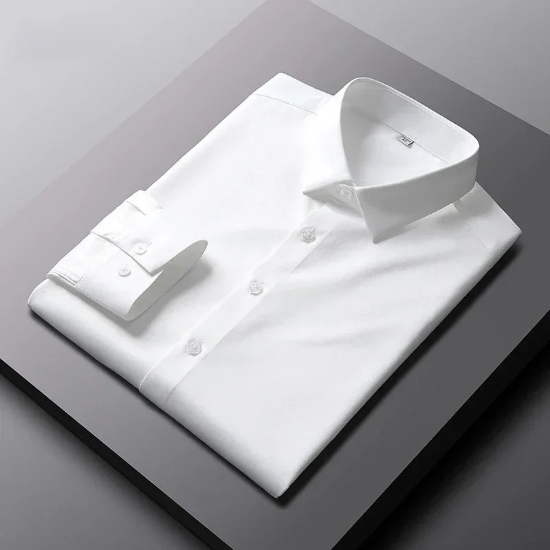 Men's Casual and Fashionable Long Sleeved Solid Color