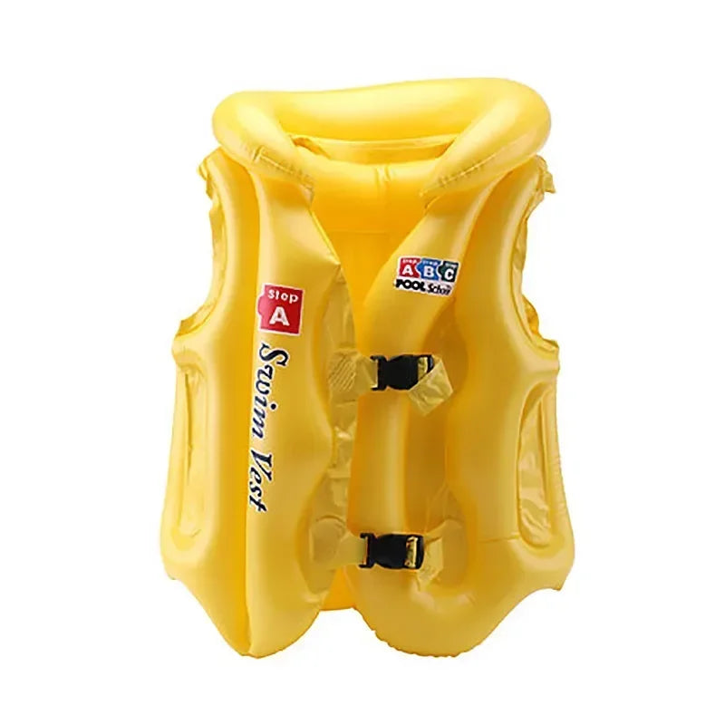 Kids Baby Life Jackets Inflatable Swimming Vest Children