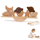 Baby Animal Threading Toys Wooden Seesaw Toys Blocks