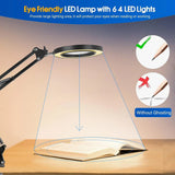 8x Magnifier Glass Swing Arm Flexible Clamp-on Table
