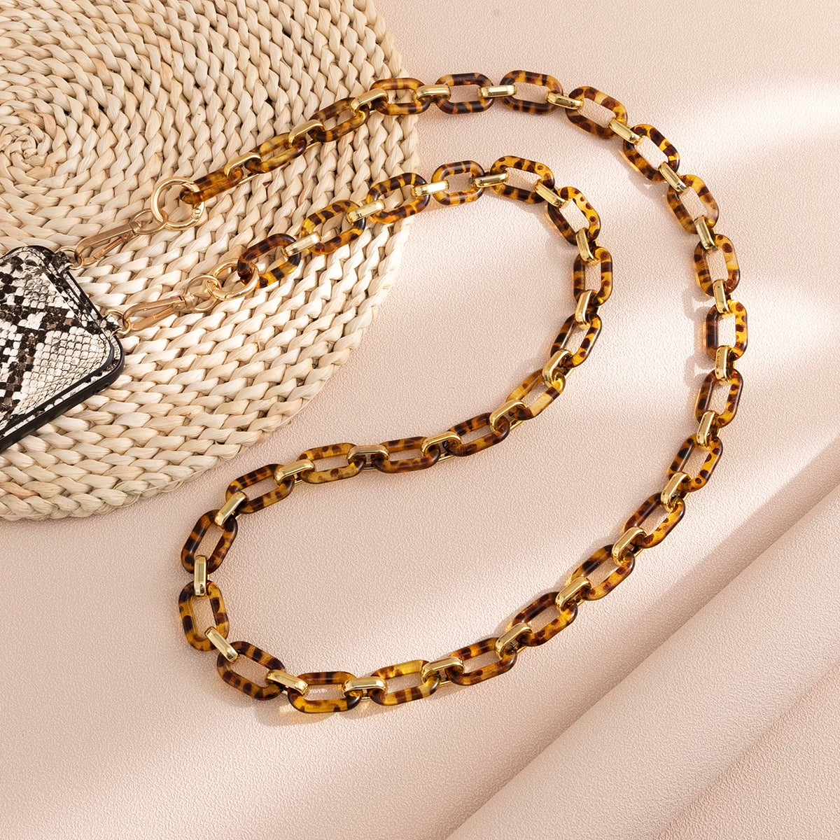 Fashion 120cm Telephone Strap Long Style Acrylic Slant