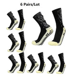 6 Pairs Football Socks Men Women Sports Socks