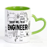 Engineer Cups Mechanic Coffee Mugs Scientific Technical Office