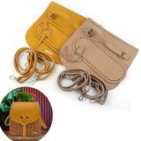 DIY Handmade Backpack Leather Shoulder Bag Strap Bottom