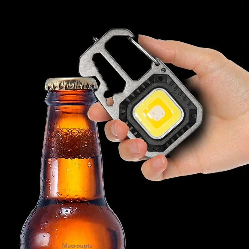 Mini LED Flashlight Portable Work Light Pocket Keychains