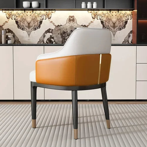 Italian Luxury Dining Chairs Leather Unique Hotel Terrace