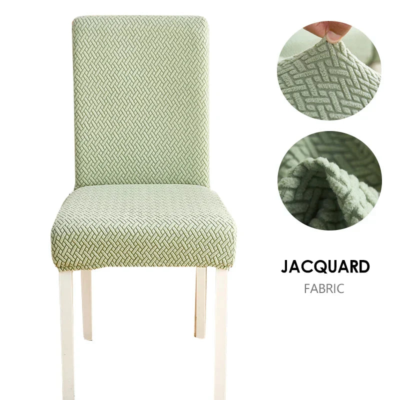 Jacquard Fabric Chair Cover Universal Size Chair Covers