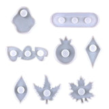 DIY Irregular Shaped Candlestick Silicone Mold 13 Holes