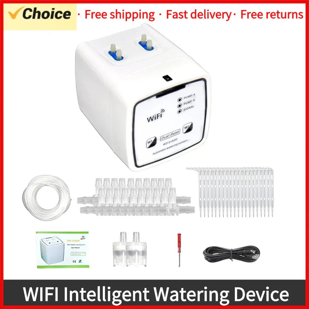 WIFI Intelligent Watering Device Double Pump Timed Automatic