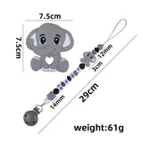 Baby Personalized Name Pacifier Clip Newborn Pacifiers Holder