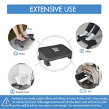 Under Desk Footrest Ergonomic Foot Stool with Massage