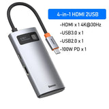 Baseus USB C HUB USB 3.0 3 0