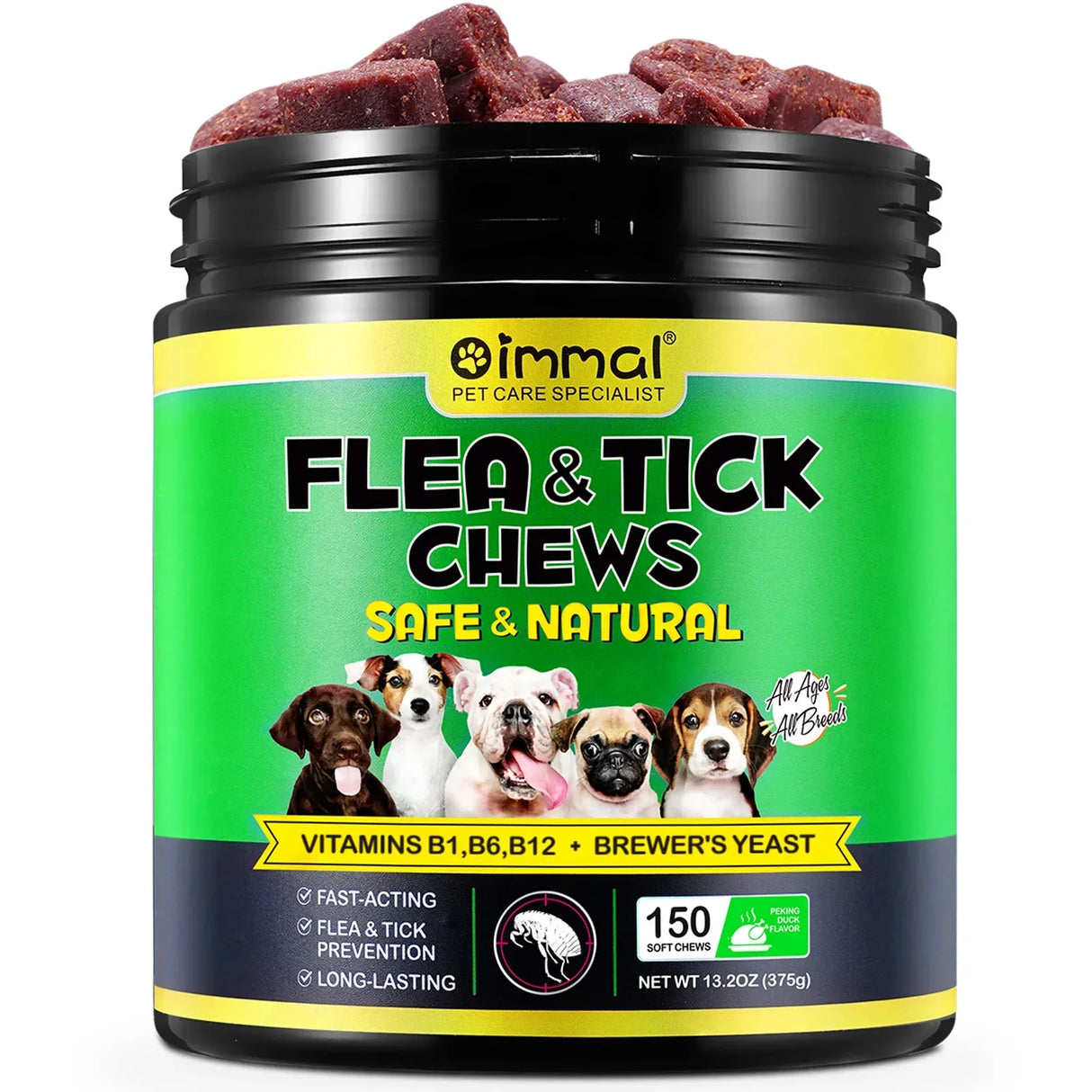 Flea and Tick Prevention for Dogs Chewables Natural