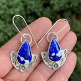 Bohemian Water Drop Blue Stone Earrings for Women