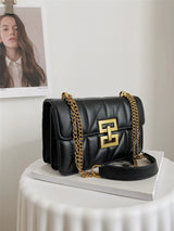 DiamondShaped Embossed Fashion Chain For Female Commuters With