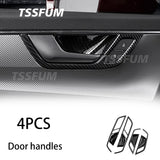 Car Interior Carbon Fiber Full Set Sticker for