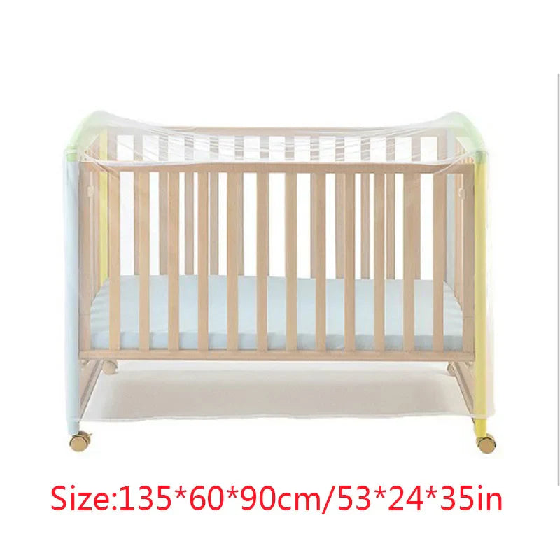 Baby Cradle Bed Mesh Mosquito Nets Foldable Summer