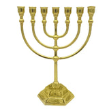 7 Branch Menorah Candle Holder Jerusalem Temple 12