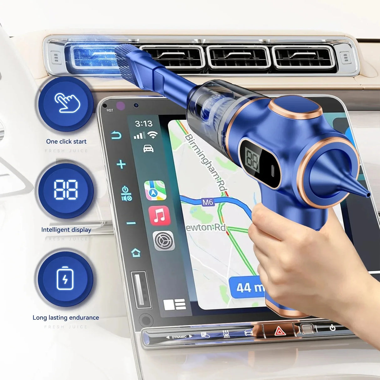 Wireless Handheld Vacuum Cleaner 120W Powerful Electric Portable