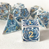 Mini Planet DND Metal Dice Set Three-dimensional Flying