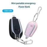 Portable Mini Power Bank Keychain Emergency Mobile Phone